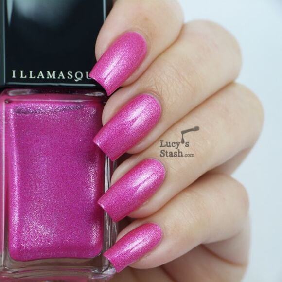 Illamasqua "Ouija" Paranormal Collection NEW Pink Shimmer Glitter Lacquer - Picture 1 of 8